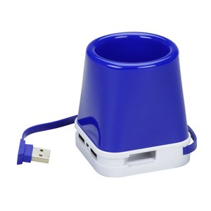 Additional Image 2 - a blue cup with a cord