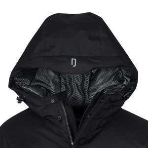 Additional Image 1 - a black hooded jacket with a hood