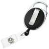 View Image 2 of 3 of Clip-On Retractable Badge Holder with Slide Clip - Opaque