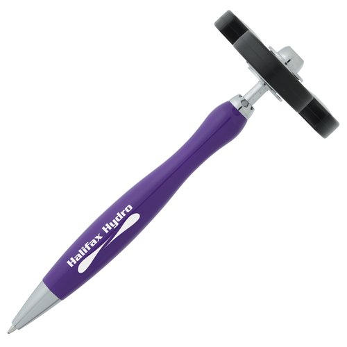 Additional Image 1 - a purple pen with a black handle