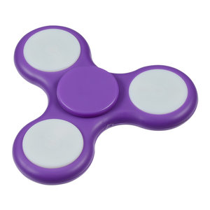 Additional Image 1 - a purple and white fidget spinner