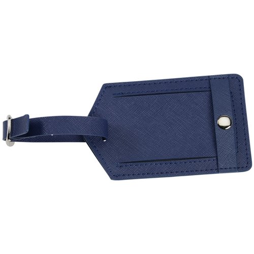 Additional Image 1 - a black luggage tag on a white background