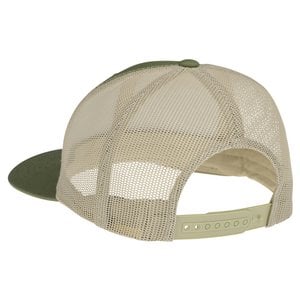 Additional Image 1 - a white hat with a mesh back