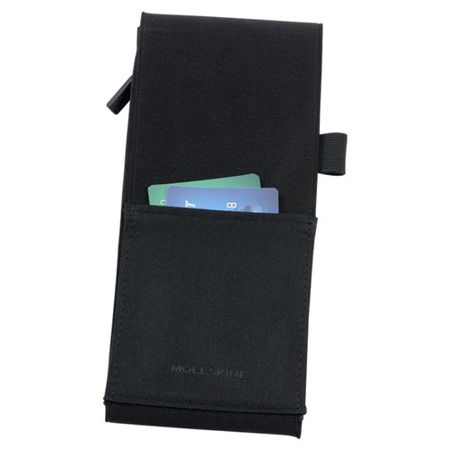 Additional Image 6 - a black wallet with a blue pocket
