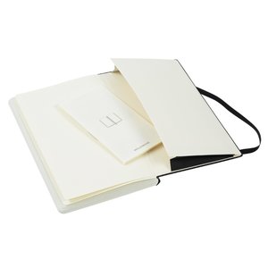 Additional Image 2 - a white notebook with a black strap