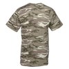 View Image 3 of 3 of Anvil Camouflage Cotton T-Shirt - Embroidered