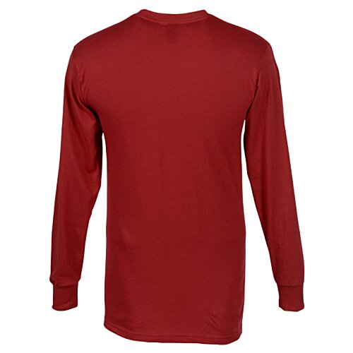Additional Image 1 - a red long sleeved shirt