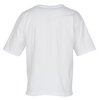 View Image 3 of 3 of M&O Ringspun Cotton T-Shirt - Youth - White - Embroidered