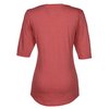 View Image 3 of 3 of Anvil Tri-Blend Scoop Neck 1/2-Sleeve T-Shirt - Ladies' - Embroidered