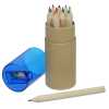 View Image 4 of 4 of Pencil Crayons & Sharpener Set - Full Colour
