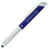View Image 2 of 6 of QuadTri Multifunction Stylus Flashlight Metal Pen