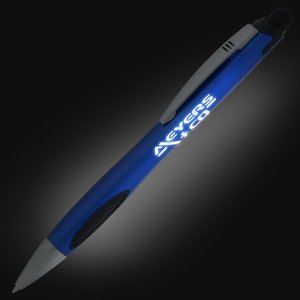 Additional Image 1 - a blue pen on a black background
