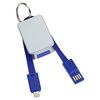 View Image 8 of 10 of Duo Charging Cable with Phone Stand - Closeout