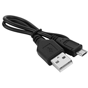 Additional Image 3 - a black cable with a silver connector