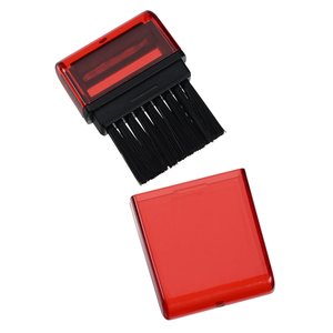Additional Image 2 - a red and black stamp