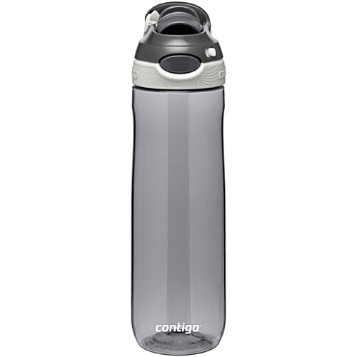 Additional Image 1 - a grey water bottle with a black cap