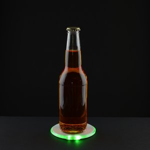 Additional Image 1 - a bottle of beer on a coaster