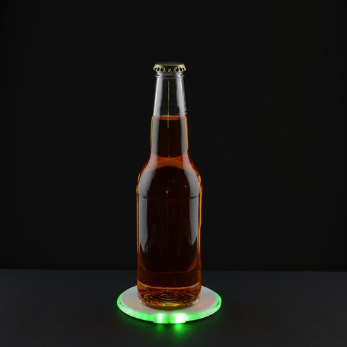 Additional Image 1 - a bottle of beer on a coaster
