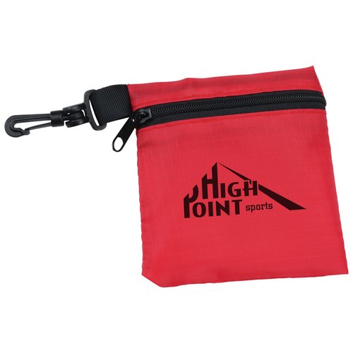 Additional Image 3 - a red bag with a black zipper