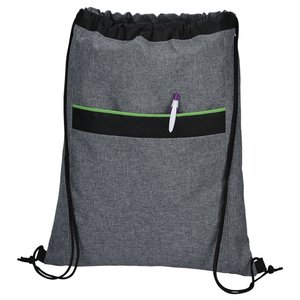 Additional Image 2 - a grey backpack with a black strap