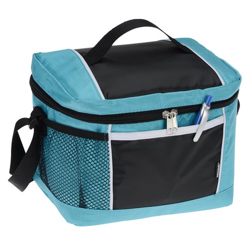 Additional Image 1 - a blue and black cooler bag
