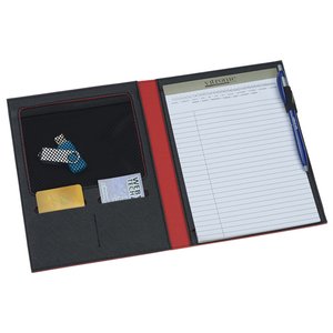 Additional Image 2 - a black and red folder with a white paper inside