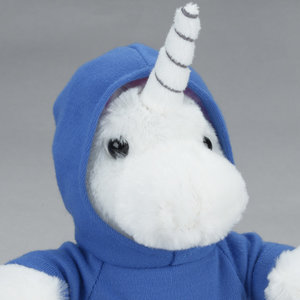 Additional Image 2 - a stuffed animal wearing a blue hoodie