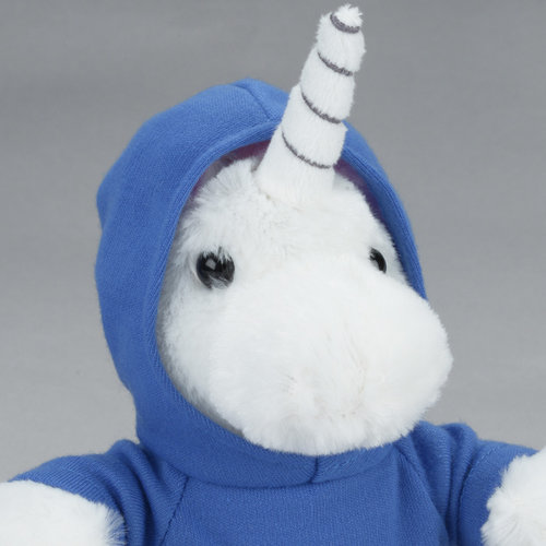 Additional Image 2 - a stuffed animal wearing a blue hoodie