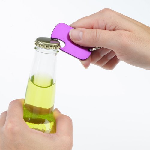 Dog Tag Bottle Opener Keychain Image 1 of 1