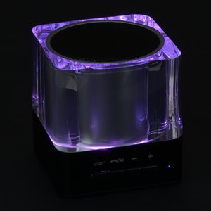 Additional Image 2 - a glass container with a purple light