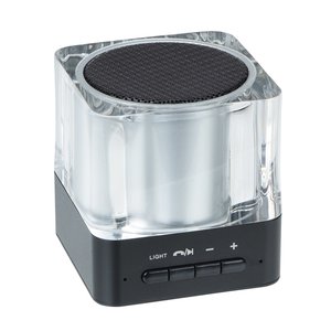 Additional Image 9 - a black and silver square speaker