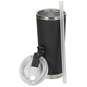 Additional Image 2 - a black and silver cup with a white tube and a white light bulb