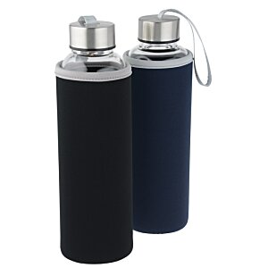 Additional Image 3 - a pair of black water bottles