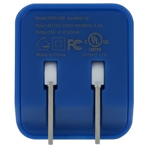 Additional Image 2 - a blue square with two white pins