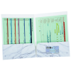 View Image 2 of 4 of Full Colour Paper Two-Pocket Presentation Folder - Marble