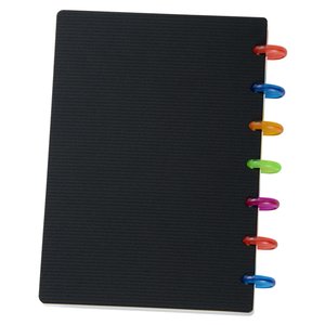 Additional Image 3 - a black notebook with colorful markers