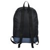 a black backpack with straps