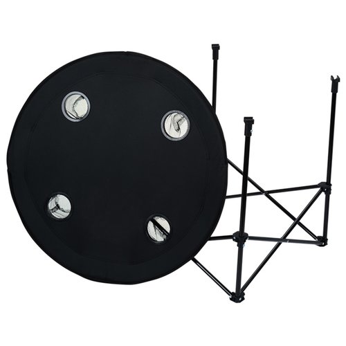 Additional Image 2 - a black circular object with white dots