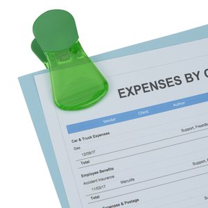 Additional Image 2 - a green clip on a paper