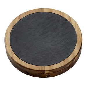 Additional Image 1 - a black circle with a gold border