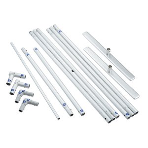 Additional Image 3 - a group of white metal rods