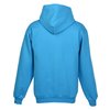 a blue hoodie on a white background