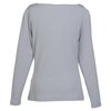 a long sleeved grey shirt