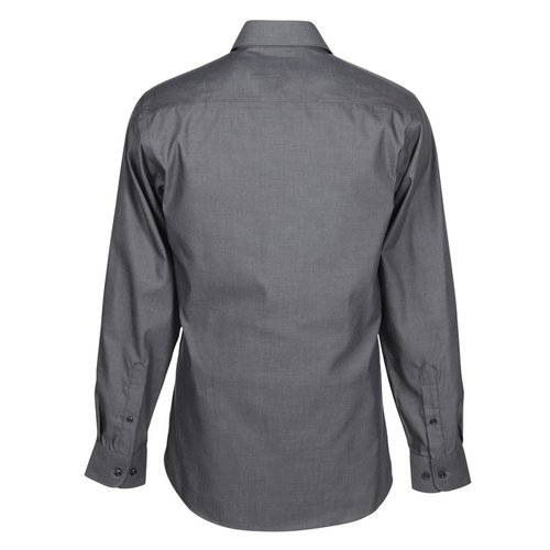 Additional Image 2 - a back view of a grey shirt