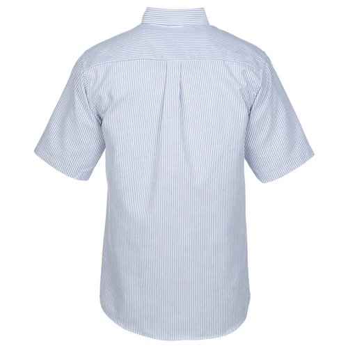 Easy Care Short Sleeve Stripe Oxford Shirt - Men's Image 1 of 2