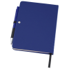 View Image 2 of 4 of Geo Notebook with Pen - Closeout Colours