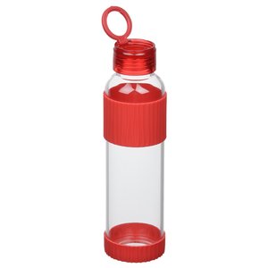 Additional Image 1 - a red and clear water bottle