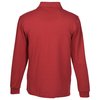 View Image 2 of 3 of Smooth Touch Blended LS Pique Polo - Men's