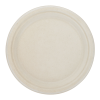 a white plate on a white background