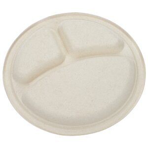 Additional Image 1 - a white round object with three sections